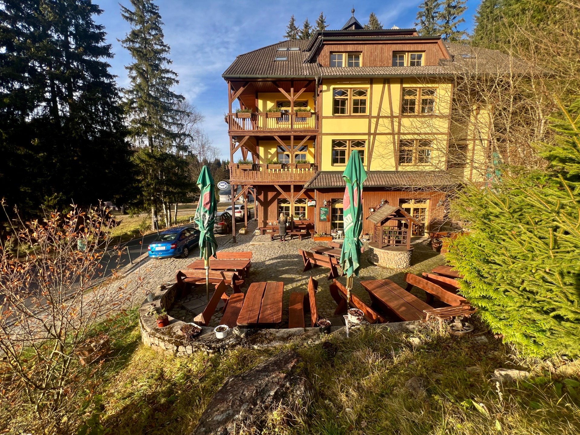 Modrava - Hotel Modrava výborná restaurace 